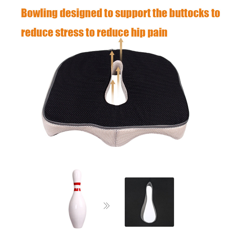 ErgoNova SeatComfort™ Orthopädisches Steißbein-Sitzkissen (Coccyx Orthopedic Comfortable)