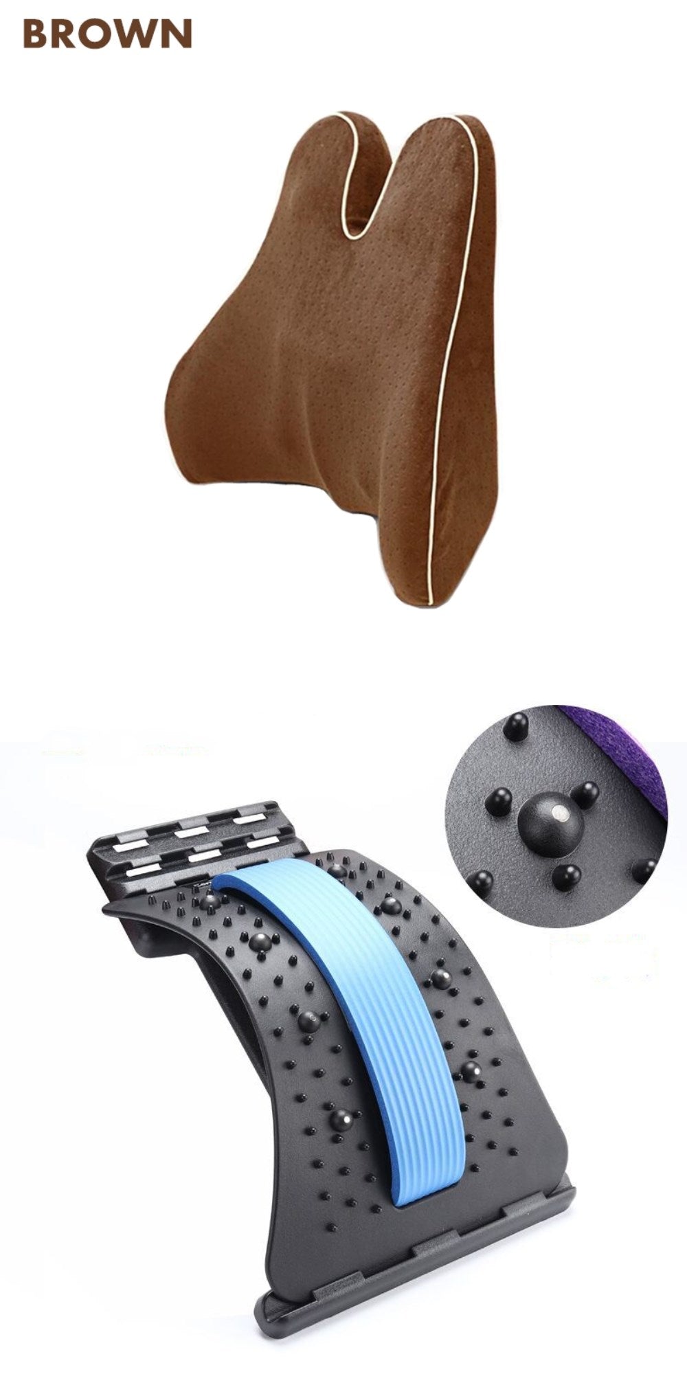 ErgoNova LumbarPlus™ Auto & Büro Lendenkissen (Memory Foam Waist)