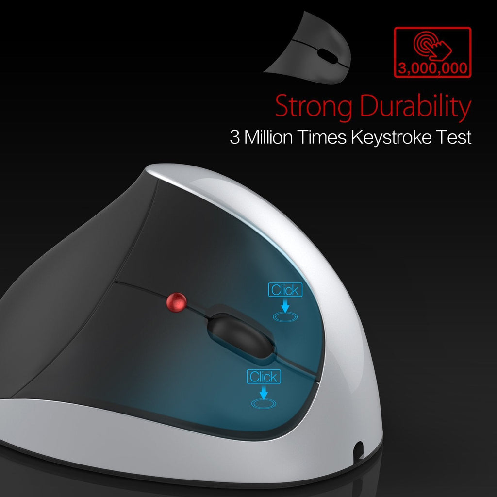 ErgoNova VertiFlex™ Kabellose Ergonomische Vertikalmaus (Vertical Rechargeable Wireless)