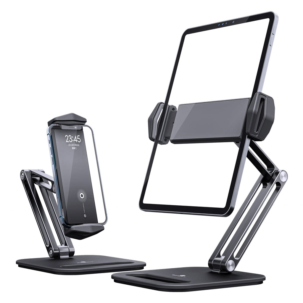 ErgoNova FlexiDesk™ Kompakter Aluminium Tablet- & Smartphone-Ständer (Portable Aluminum Alloy)