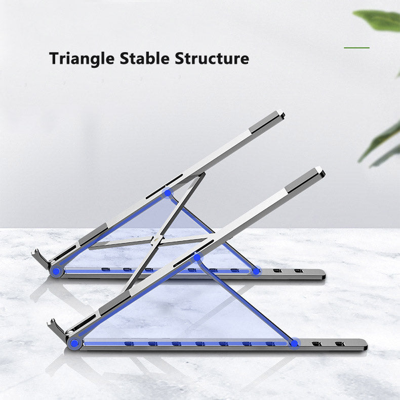 ErgoNova LaptopRise™ X-Style Faltbarer Aluminium-Reiseständer