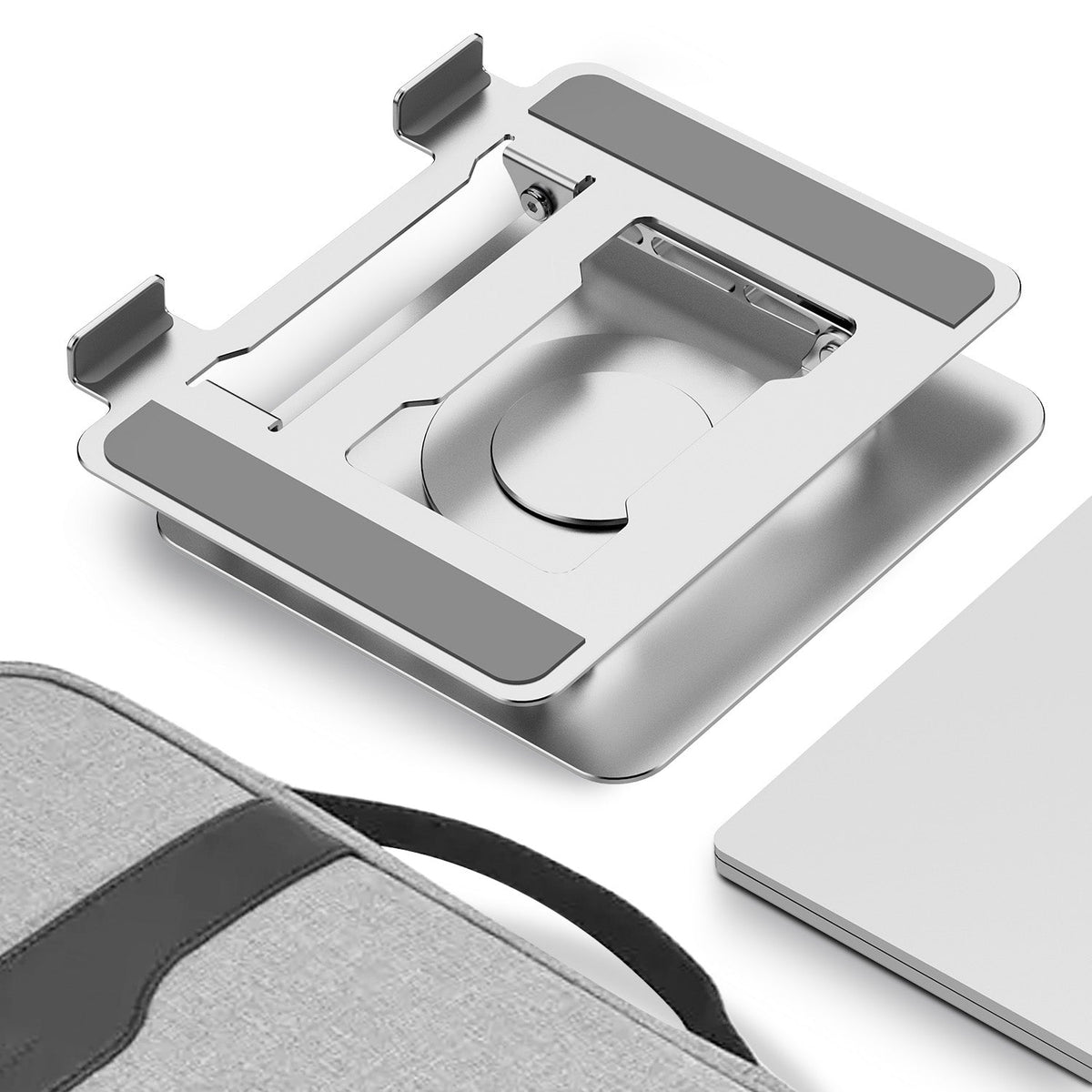 ErgoNova LaptopRise™ Ergonomischer Klappständer Aluminium