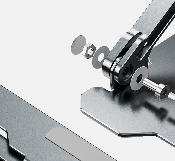 ErgoNova FlexiDesk™ Aluminium Laptop- & Tablet-Ständer (Höhenverstellbar)