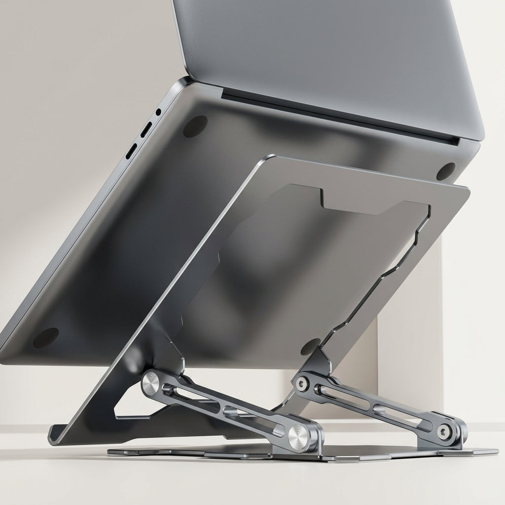 ErgoNova FlexiDesk™ Aluminium Laptop- & Tablet-Ständer (Höhenverstellbar) Cover